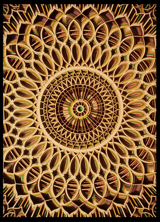 "Sanatsal Zarafetin Özgün Bir Yorumu: Mandala Desenli Dekoratif Tablo" Bu özel tasarım mandala desenli tablo, evinizin veya ofisinizin atmosferine zarif ve anlamlı bir dokunuş katmak için ideal bir seçimdir. El işçiliğiyle özenle hazırlanmış bu sanat eseri, katmanlı detayları ve etkileyici renk geçişleriyle dikkat çeker. Modern dekorasyonun vazgeçilmezi olan mandala desenleri, huzur ve dengeyi temsil eder. Boyutlar: Duvarınıza mükemmel uyum sağlayacak şekilde tasarlanmıştır. Malzeme: Dayanıklı ve çevre dostu malzemeler kullanılmıştır. Kullanım Alanları: Oturma odası, yatak odası, ofis veya sanat galerileri için mükemmel bir tercih. Bu benzersiz dekoratif tablo, iç mekan dekorasyonunuza estetik ve anlam katmak için tasarlandı. Hemen sipariş vererek yaşam alanınıza şıklık katabilirsiniz! Anahtar Kelimeler: Mandala tablo, dekoratif sanat eseri, duvar dekorasyonu, zarif mandala desenleri, iç mekan dekorasyonu.